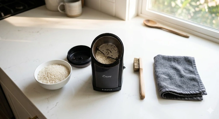 Clean Your Coffee Grinder Like A Pro (The Rice Method)