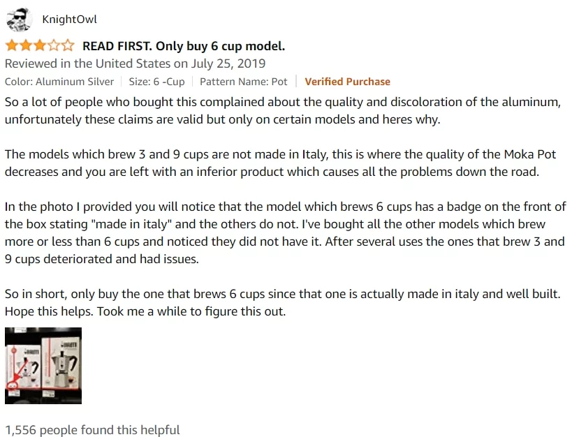 Top Critical Review from a Verified Customer